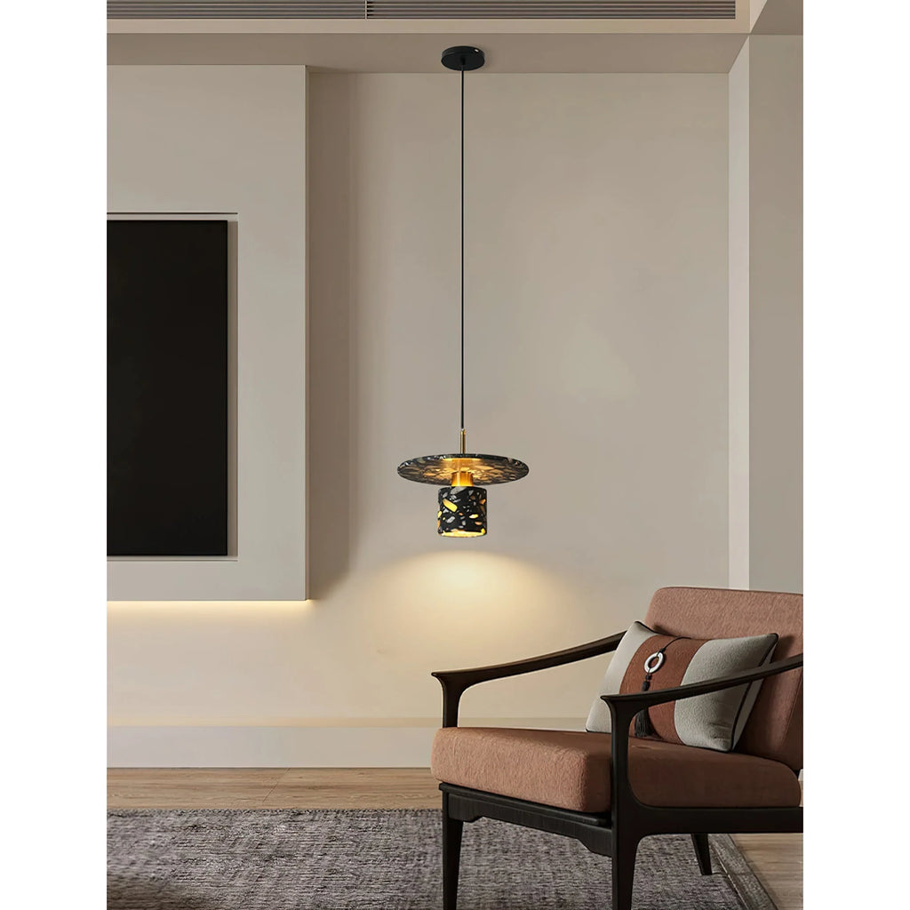 Pendant Light | Terrazzo Shade & Metal Body | Ø18/20/30 cm