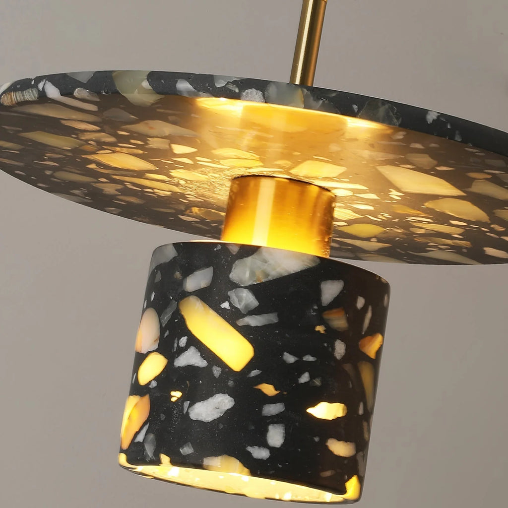 Pendant Light | Terrazzo Shade & Metal Body | Ø18/20/30 cm