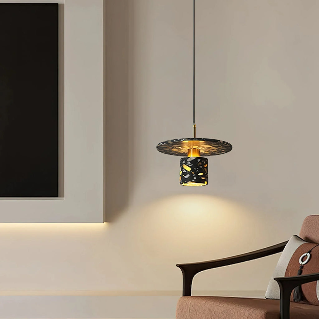 Pendant Light | Terrazzo Shade & Metal Body | Ø18/20/30 cm