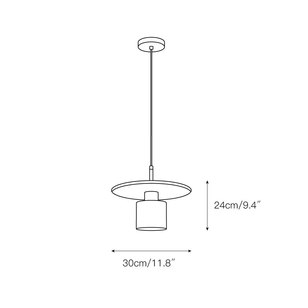 Pendant Light | Terrazzo Shade & Metal Body | Ø18/20/30 cm
