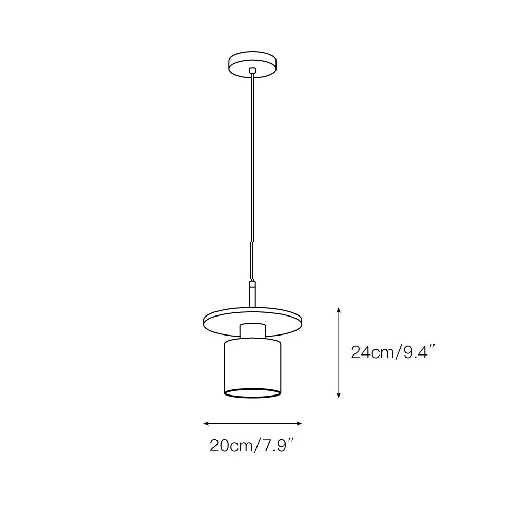 Pendant Light | Terrazzo Shade & Metal Body | Ø18/20/30 cm