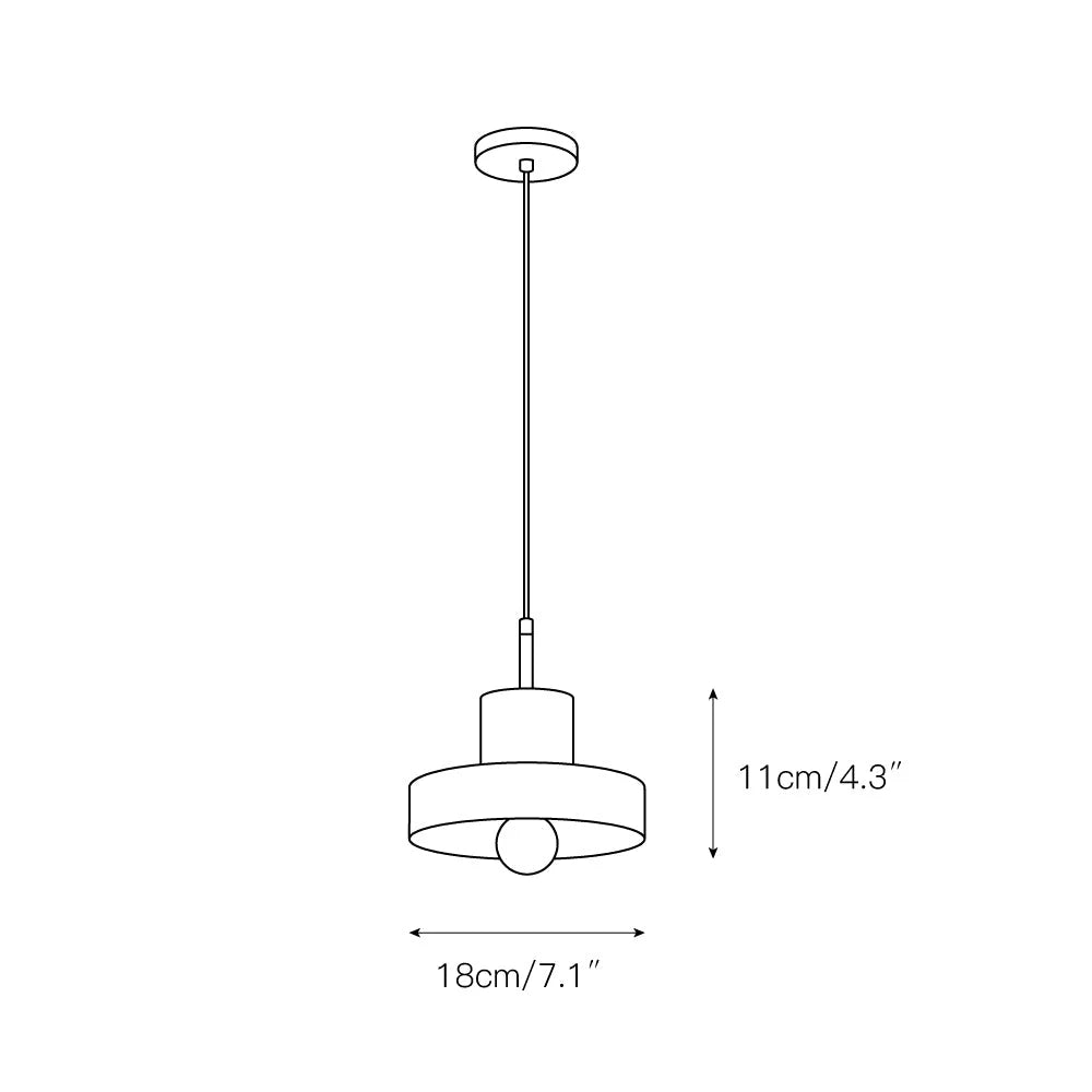 Pendant Light | Terrazzo Shade & Metal Body | Ø18/20/30 cm