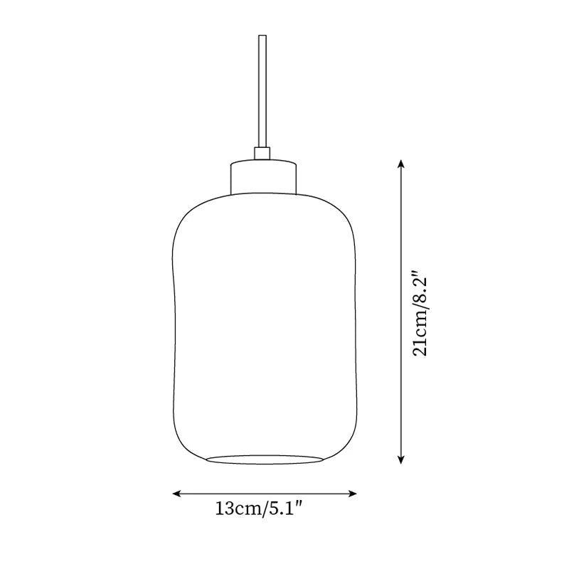 Pendant Light | Travertine Shade & Walnut Wood | Dimmer Compatible
