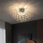 Pendant Light | Vintage Starburst Metal & Acrylic | 45 cm