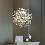 Pendant Light | Vintage Starburst Metal & Acrylic | 45 cm
