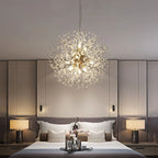 Pendant Light | Vintage Starburst Metal & Acrylic | 45 cm