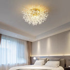 Pendant Light | Vintage Starburst Metal & Acrylic | 45 cm