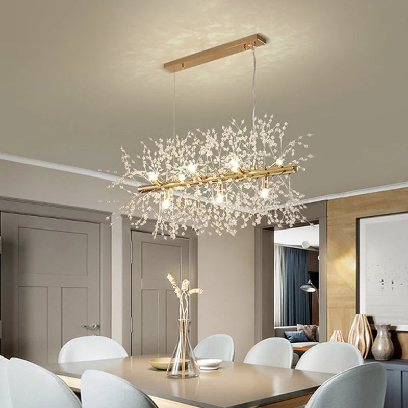 Pendant Light | Vintage Starburst Metal & Acrylic | 45 cm
