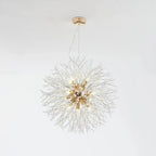 Pendant Light | Vintage Starburst Metal & Acrylic | 45 cm