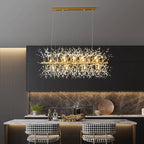 Pendant Light | Vintage Starburst Metal & Acrylic | 45 cm