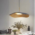 Pendant Light | Wave Resin Shade & Integrated LED | Dia 24/40/60 cm