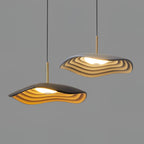 Pendant Light | Wave Resin Shade & Integrated LED | Dia 24/40/60 cm