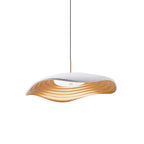 Pendant Light | Wave Resin Shade & Integrated LED | Dia 24/40/60 cm