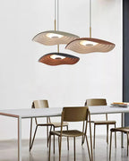 Pendant Light | Wave Resin Shade & Integrated LED | Dia 24/40/60 cm