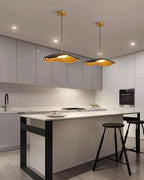 Pendant Light | Wave Resin Shade & Integrated LED | Dia 24/40/60 cm