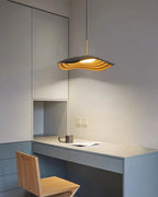 Pendant Light | Wave Resin Shade & Integrated LED | Dia 24/40/60 cm