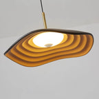 Pendant Light | Wave Resin Shade & Integrated LED | Dia 24/40/60 cm