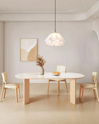 Pendant Light | White Plastic Shade & Brass Finish | Dia 30 & 40 cm