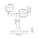 Pendant Light with Adjustable Arm