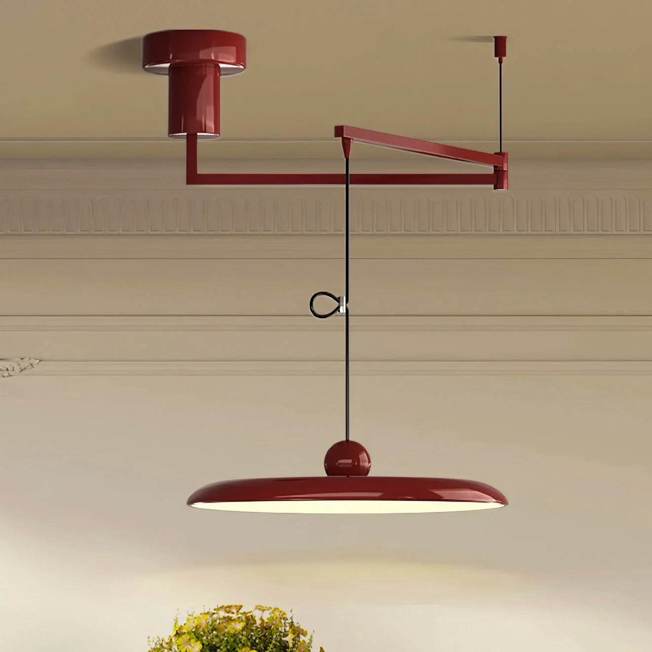 Pendant Light with Adjustable Arm