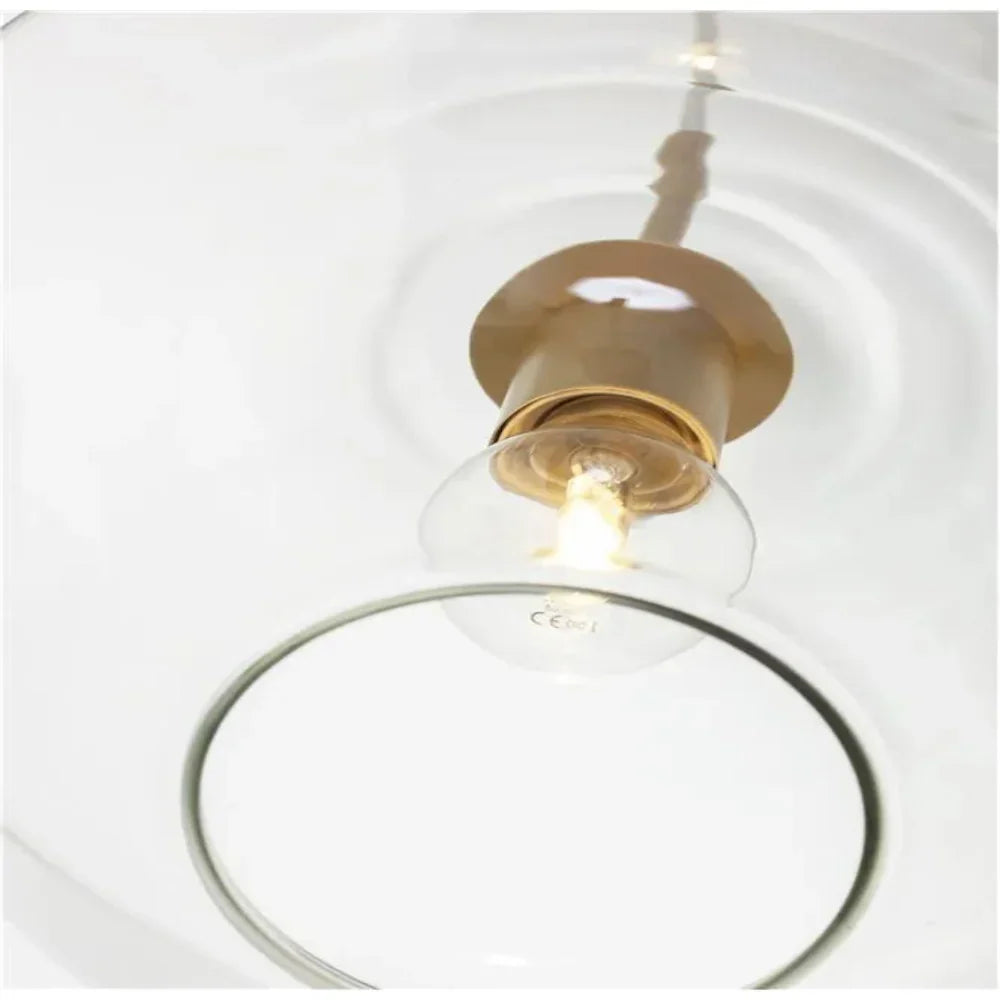 Pendant Light with Diamond-Shaped Glass Shade