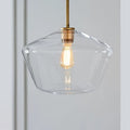 Pendant Light with Diamond-Shaped Glass Shade