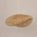 Pendant Light | Woven Bamboo Shade & LED Bulb Included