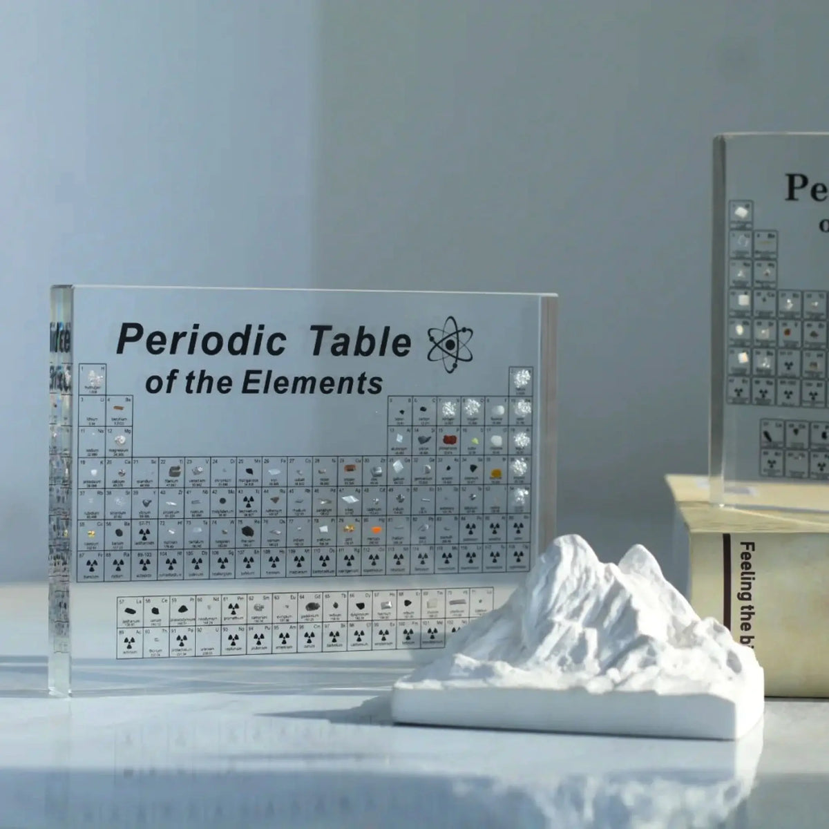 Periodic Table Display | Acrylic Glass & Laser-Engraved | 83 Real Elements