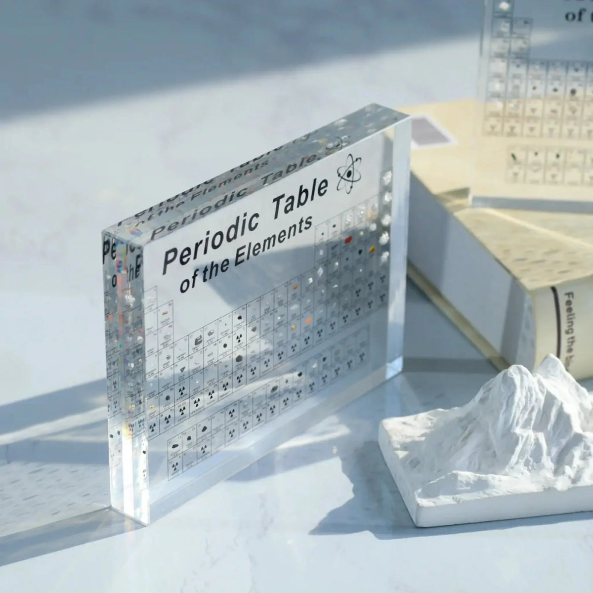 Periodic Table Display | Acrylic Glass & Laser-Engraved | 83 Real Elements