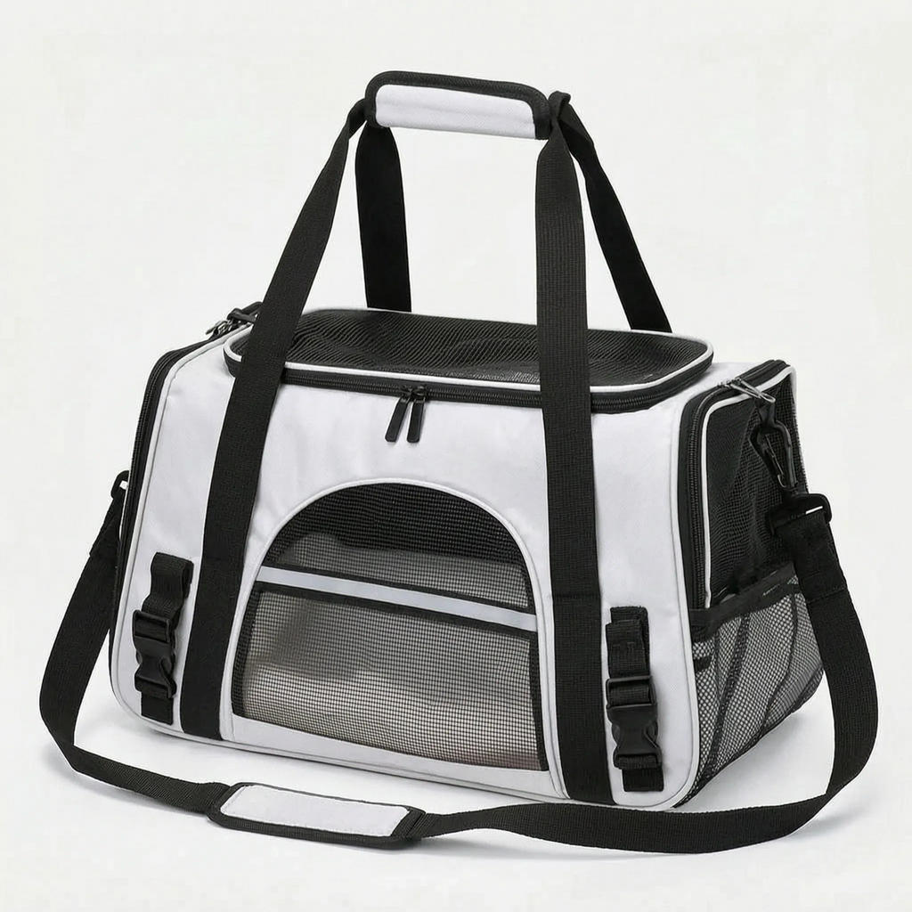Pet Carrier Bag | Lightweight Mesh Ventilation & Stable Base | Max 10 kg