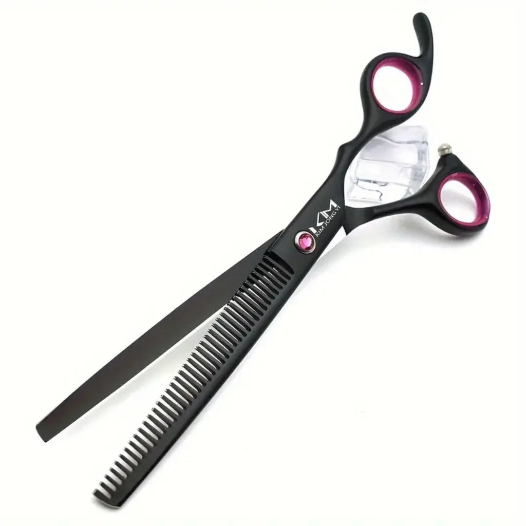 Pet Grooming Scissors Set | Durable Metal Blades & Ergonomic Grip | Set of 4