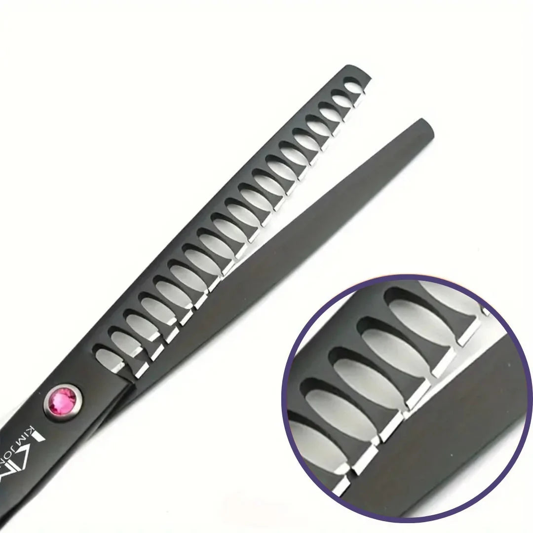 Pet Grooming Scissors Set | Durable Metal Blades & Ergonomic Grip | Set of 4