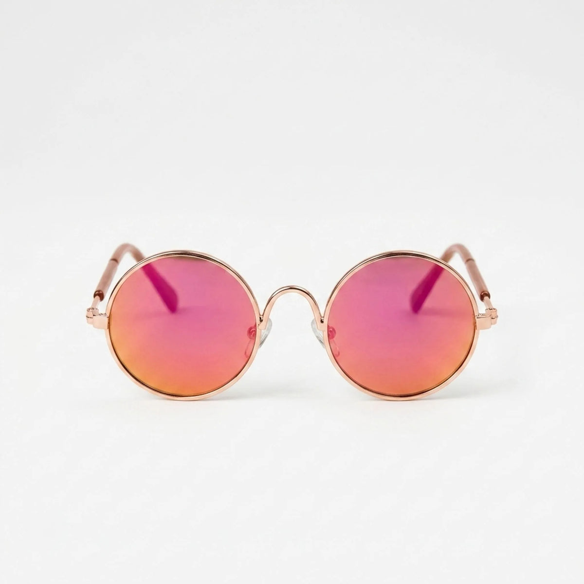 Pet Sunglasses | Lightweight & Sturdy Round Retro Frame | For Cats & Small Pets