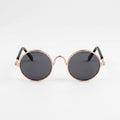 Pet Sunglasses | Lightweight & Sturdy Round Retro Frame | For Cats & Small Pets