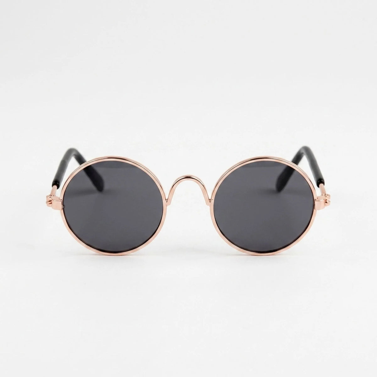 Pet Sunglasses | Lightweight & Sturdy Round Retro Frame | For Cats & Small Pets