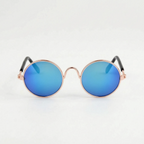Pet Sunglasses | Lightweight & Sturdy Round Retro Frame | For Cats & Small Pets