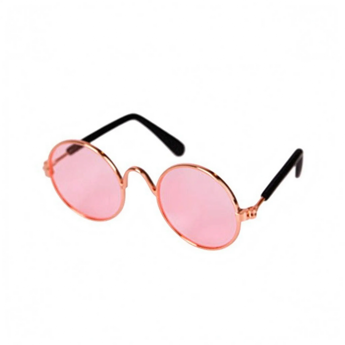 Pet Sunglasses | Lightweight & Sturdy Round Retro Frame | For Cats & Small Pets