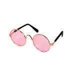 Pet Sunglasses | Lightweight & Sturdy Round Retro Frame | For Cats & Small Pets