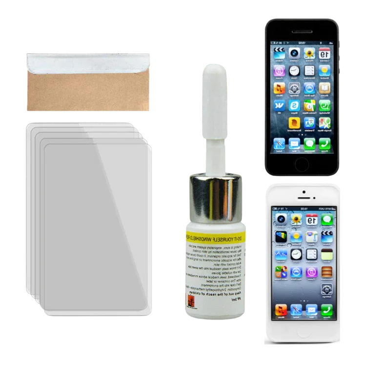 Phone Screen Repair Kit | Pre-Mixed Liquid Glass & Vacuum Applicator