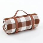 Picnic Blanket | Waterproof & Foam-Padded | Foldable With PU Leather Strap
