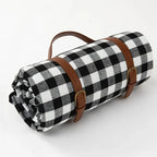Picnic Blanket | Waterproof & Foam-Padded | Foldable With PU Leather Strap