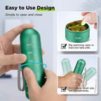 Pill Organizer | Aluminum Alloy & Waterproof Silicone Seal | 7-Day Modular