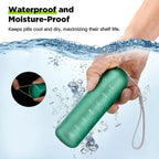 Pill Organizer | Aluminum Alloy & Waterproof Silicone Seal | 7-Day Modular