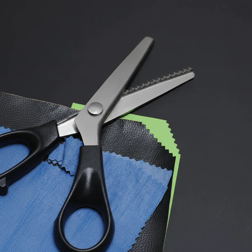 Pinking Shears | Stainless Steel Zigzag Blades & Ergonomic Grip