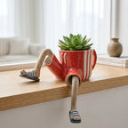 Plant Pot | Edge-Sitting & Hand-Painted | Ø 5 cm Opening