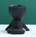 Plant Stand | Artisan-Crafted Ceramic | Indoor & Outdoor