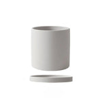 Planter | Matte Glazed Ceramic With Drainage Hole & Saucer | Sizes S–L