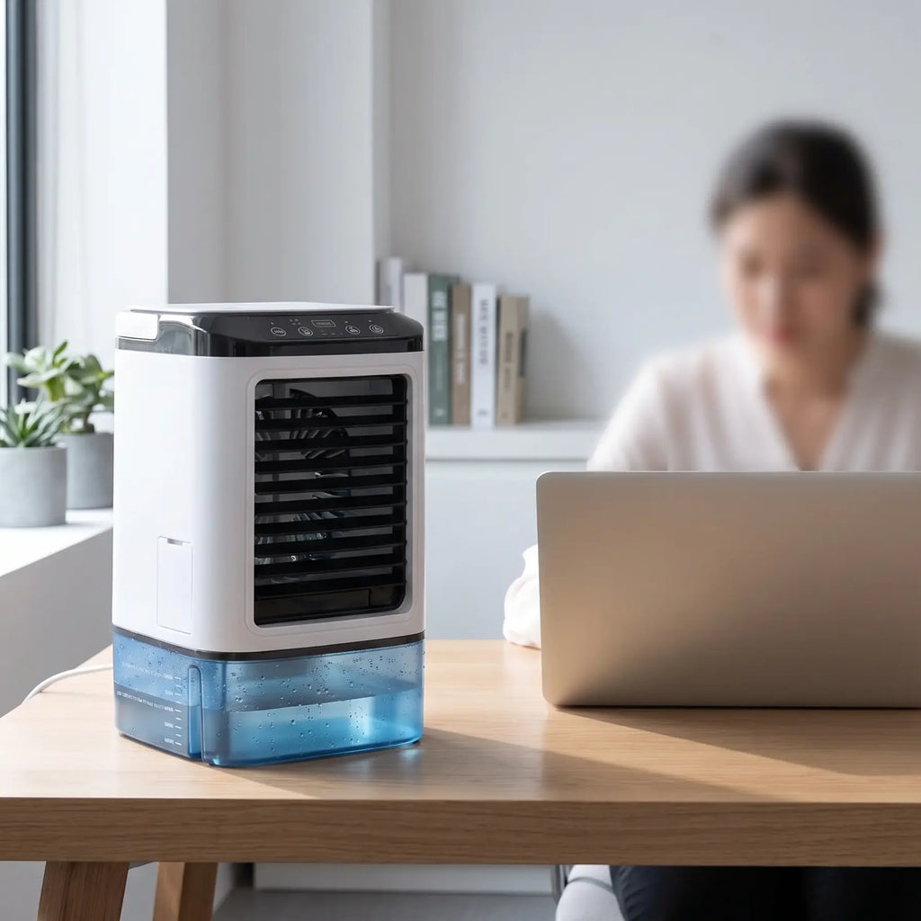 Portable Air Conditioner | Ultrasonic Cooling & 3-Speed Fan | Up To 15 m²