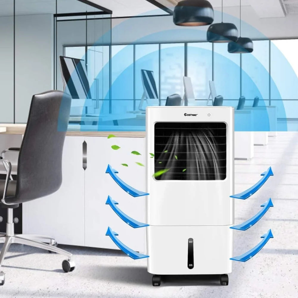 Portable Air Cooler | Cools, Humidifies & Purifies | 10L Tank