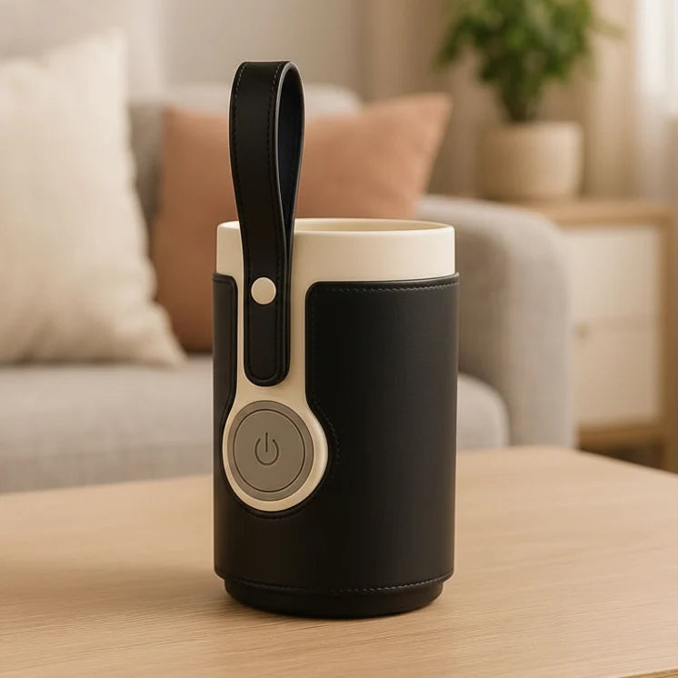 Portable Bottle Warmer | USB-Powered & Insulated | 3 Temperature Settings
